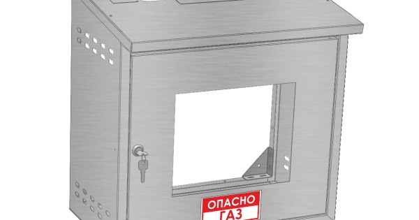 Шкаф для газового счетчика оцинкованный